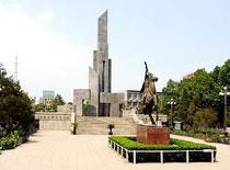 Liberate the monument and travel in Shijiazhuang  Shijiazhuang of China
