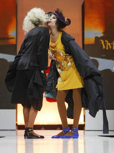 Vivienne Westwood Anglomania Autumn/Winter 09/10 collection during the Audi Fashion Festival in Singapore