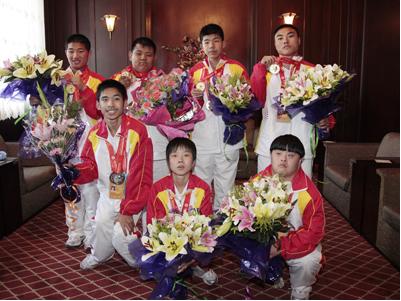 Team Dalian for the Special Olympics returns with victory