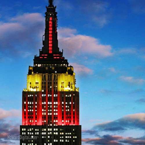 ICBC New York Branch Welcomed by Empire State Building Lighting