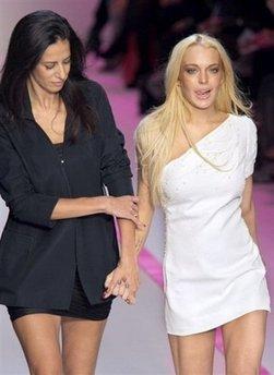 Lohan's celebrity catwalk dismays fashion world