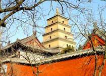 The Great Wild Goose Pagoda travels  Xi   an of China