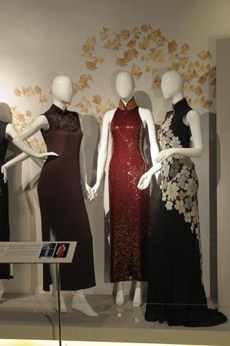 Qipao of Blanc de Chine exhibited in Hong Kong Museum of History