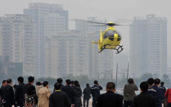 Low-altitude airspace management test-fly in Haikou