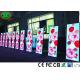 IP43 P2 P2.5 P3 SMD2121 1300cd/m2 Floor Standing Led Poster