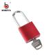 High Strength Paint Safety Lockout Locks , Red Safety Padlocks With Master Key