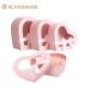Custom Logo Transparent Window Heart Shape Paperboard Gift Box For Chocolate Candy Jewelry