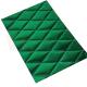1mm Embossed Stainless Steel Sheet Jade Green PVD Coating Small Rhombus Shape