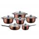 Factory Wholesale Kitchen Pot Sets Cooking Pots And Pans Stainless Steel Sets Cookware Sets With Glass Lid