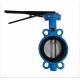 in stock pn16 Cast Ductile Iron Wafer Lug butterfly valve with Aluminium Handle