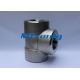 ASME B16.11 F304L F316L Stainless Steel Socket Welded / Threaded Tee