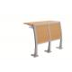 15mm Plywood Board Multi Rows Lecture Hall Chair With Desk