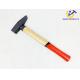 DIN Standard Forged carbon steel German Type Safety Machinist hammer with double color wooden handle