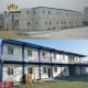 Eco Friendly Portable Container Homes Temporary Building Sandwich Panel Steel Structure