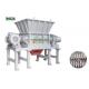 PLC Control Double Shaft Plastic Shredder Machine With Hard Knife For Waste Films