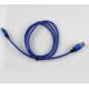 Good Charging Mobile Usb Cable / 5a 1m 2m 3m Type C Data Cable Blue Color