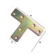 0.4-3mm Thickness Anodized T Shape Wood Connecting Bracket Manufactured by Customized