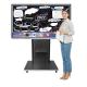 Digital All In One Interactive Flat Panel Tempered Glass Material For Classroom