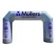 Oxford Inflatable Finish Arch Waterproof inflatable rainbow arch