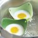 6pcs Hard Soft Boiled Without Shell Egg Gadget Maker Cooking Boiler FDA Cup Holder Kitchen Tray Silicone Cooker