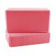 Pink Color Eco Friendly Yoga Blocks , High Density Eva Foam Blocks Shock