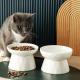 Ceramic High Foot Pet Slow Food Bowl Protecting Spine Cat Water Bowl