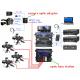 EFP camera fiber optic connection system with remote,tally,intercom,ethernet signals long distance transmission in OBVAN