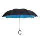 Newly Invention Double Layer Upside down Reverse Umbrella Inverted with hands free C shape handle