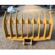 Steel Casting Mini Digger Rake Bucket , Excavator Scoop Rake For Cat320 PC200