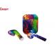 Rainbow Partten Colorful Earbuds Bluetooth 5.0 Custom Desgin Automatic Charging
