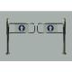 Shopping Swing Gate Turnstile Stainless Steel Customized Color High Efficiency