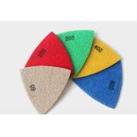 3 Inch Triangular Diamond Polishing Pads Electroplated Sanding Pad For Multi Tool