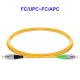 Optical Fiber Cable FC/APC~FC/UPC Single Mode Single Core OS2 LSZH Customize