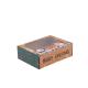 Anti Dirty Disposable Kraft Paper Box , Ecological Cupcake Boxes With Window