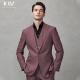 End Wool/Silk Men's Suit for Business Formal Dress Groom Wedding Groomsman Casual Banquet