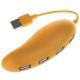 Gift Yellow Mango Shape Usb 2.0 4 Port Mini Hub Hi Speed