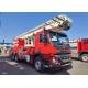 12000L Water 4000L Foam 6x4 Water Tower Fire Truck with 25m Telescopic Boom