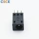 Special Type DC Power Jack Connector / DIP Outlet Socket Center Pin Diameter 1.2mm
