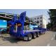 3 axle 60 tons/80 tons semi trailer low loader with excavator recess for sale