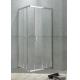 6 mm Glass Square Shower Enclosure with Aluminum Frame and Zinc Handle