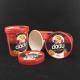 475ml Biodegradable Ice Cream Tubs With Lids , 520ml Ice Cream Paper Bowl