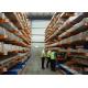 Metal Cantilever Pallet Racking Manufacturer For Lumber / Timber / Pipe / Tube
