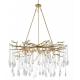 Ceiling Room Clear Glass Drop Chandelier 80 CRI Color Accuracy