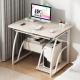 3D WOOD Modern Simple Computer Desk Desktop Desk Bookshelf Integrated Study Table