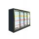 Transparent Glass Remote Closed Multideck Open Chiller Visi Cooler 4 Layers Shelf