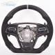 Real Carbon Fiber Leather Sports Cadillac Steering Wheel Stitching 2022 OEM ODM