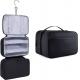 Water Resistant Bathroom Toiletries Organizer PU Leather Cosmetic Bags For Men Women