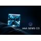 Custom 5mm Lab Created Moissanite Blue Color Cutting Perfect