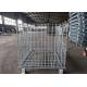 Industrial Material Handling Wire Mesh Pallet Cage Stackable Welded Steel Transport