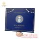 Blue Art Paper Paperboard Gift Boxes With Hardcover Printing Logo For Luxury Gift Packaging